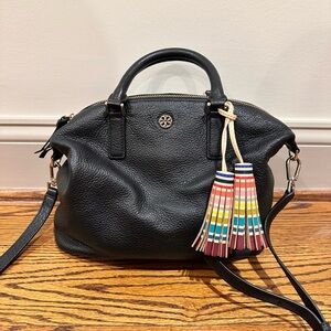 Tory Burch Small Multicolor Tassel Satchel